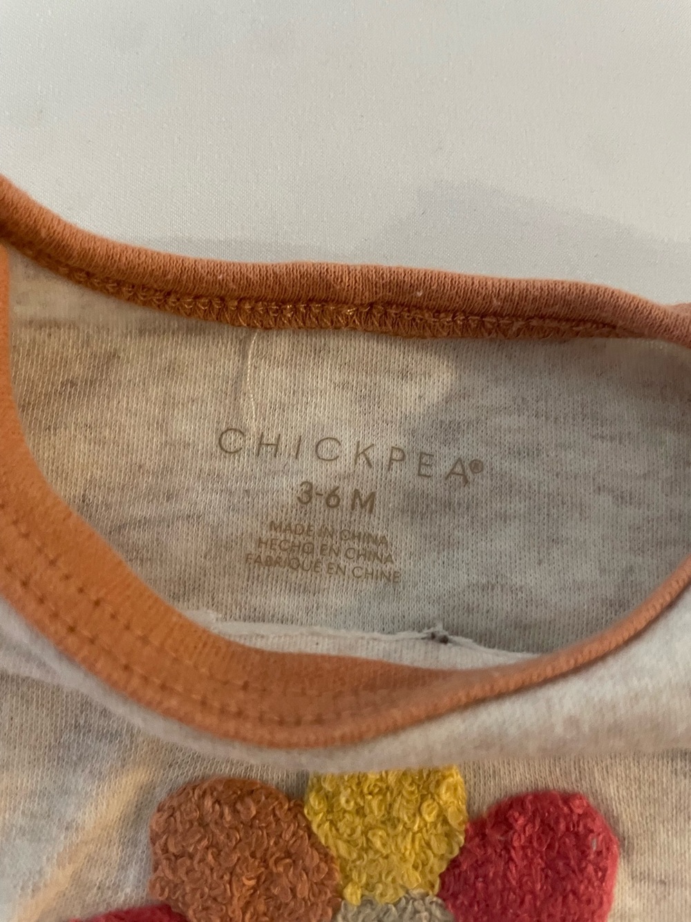 Chickpea My First Thanksgiving Baby Turkey Outfit 3-Piece Set 3-6M - Picture 2 of 3